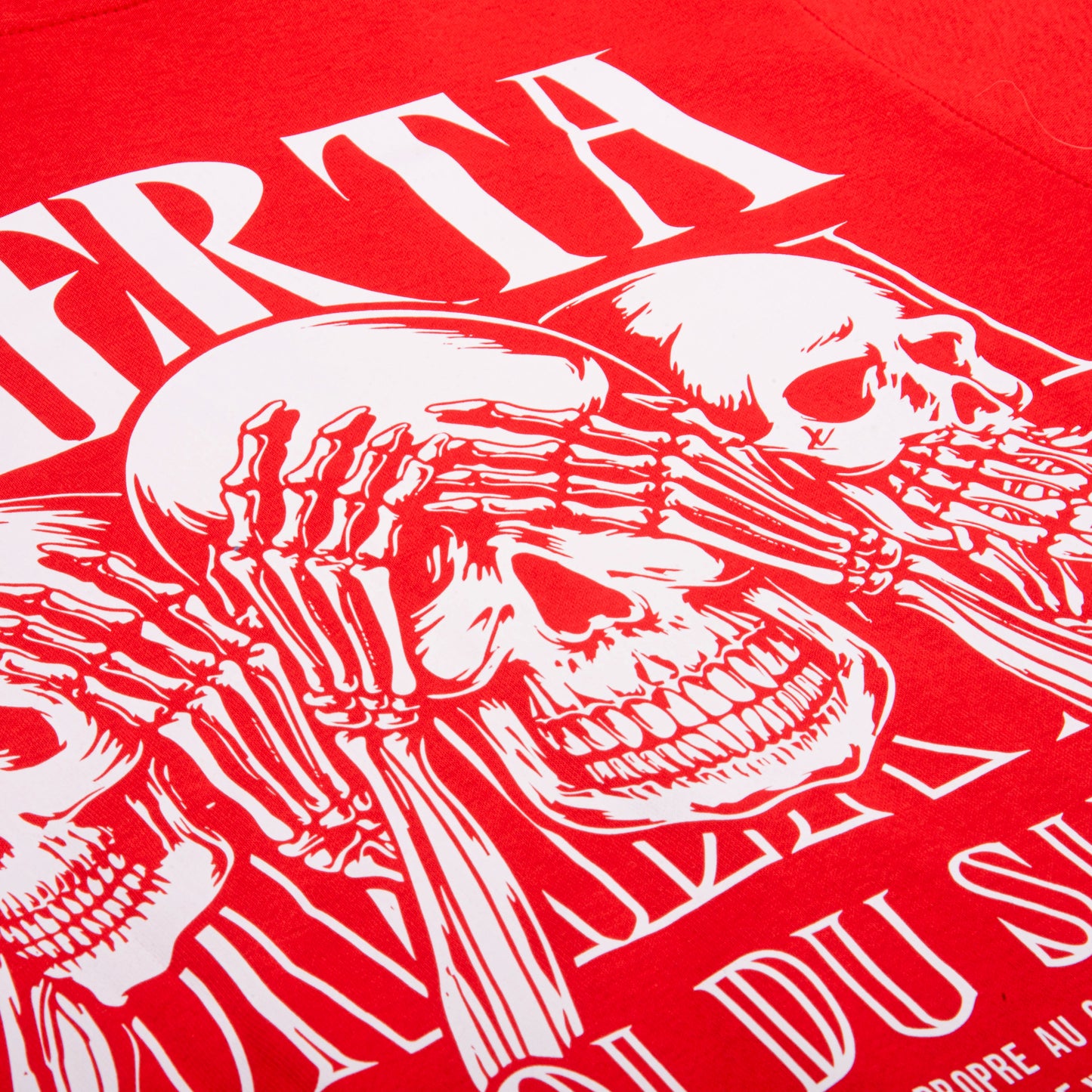 OMERTA VIKINGZ ZIP-UP HOODIE - ROUGE