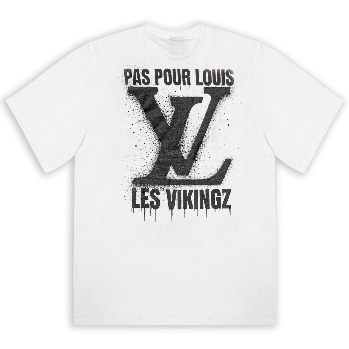 T-SHIRT "LV PAS POUR LOUIS" - NOIR/BLANC