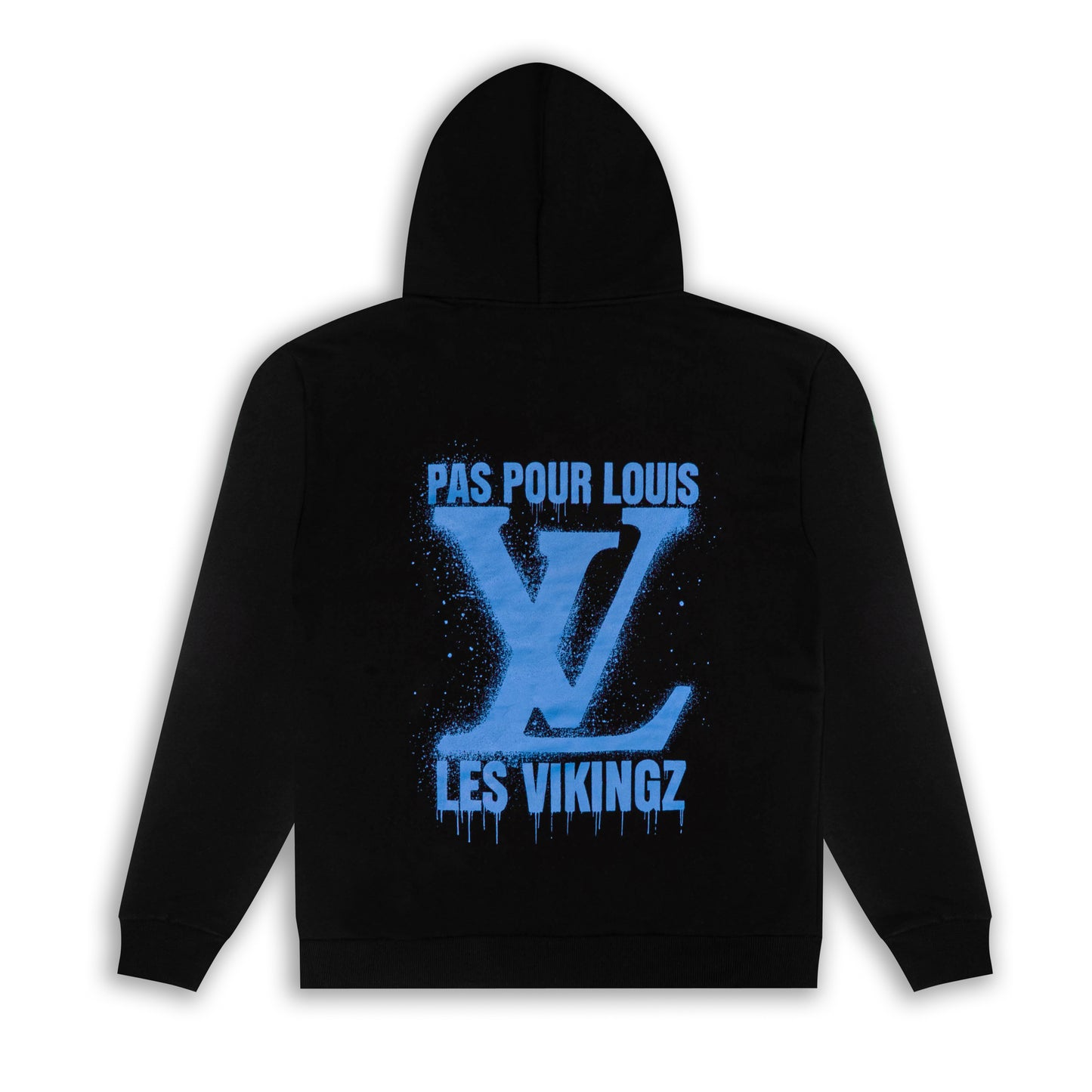 HOODIE "LV PAS POUR LOUIS" - BLEU/NOIR