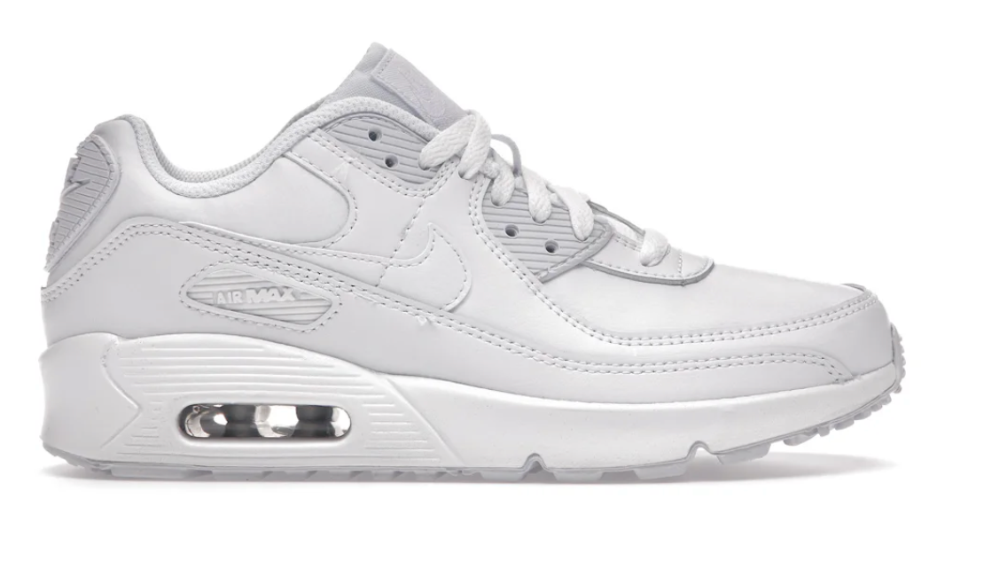 Nike Air Max 90 Recraft Triple White (GS)
