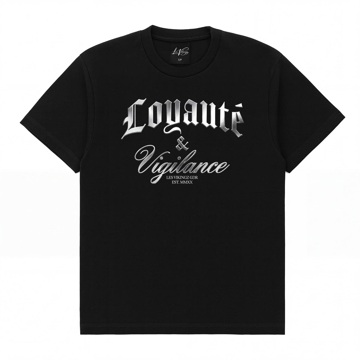 T-Shirt Loyauté & Vigilance — Argent