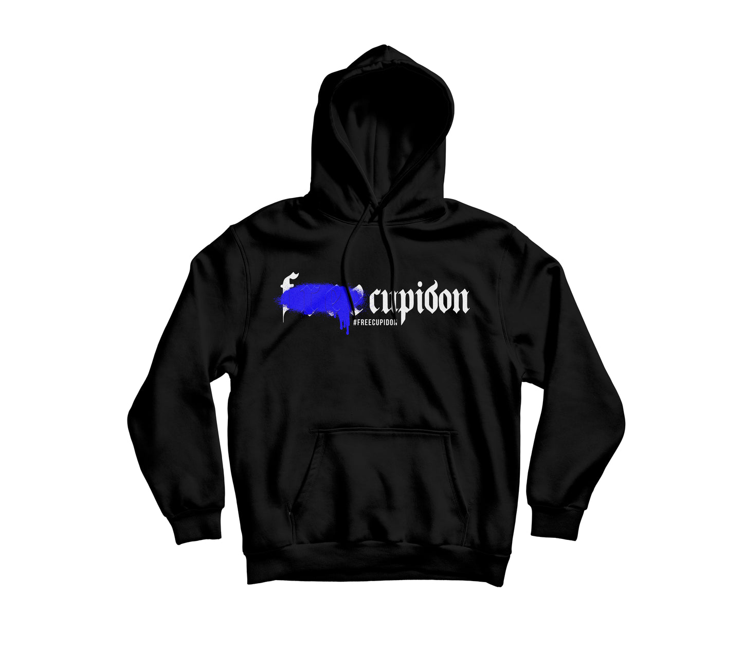 Hoodie - FreeCupidon Blue Splash