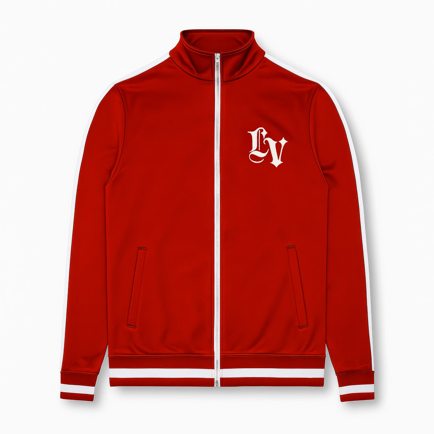 Vikingz Track Jacket Rouge front