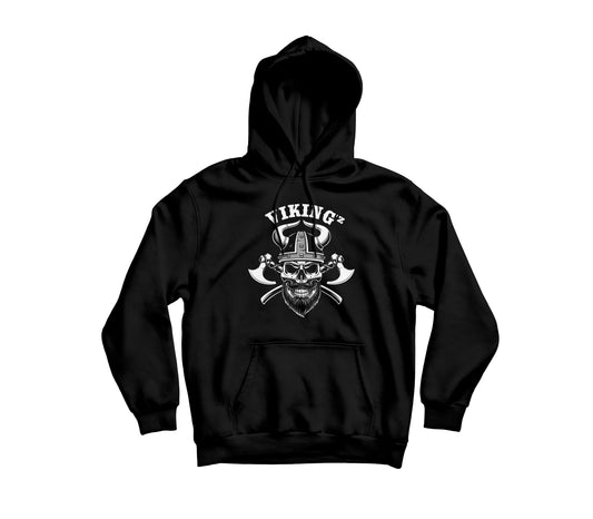 HOODIE NOIR VIKINGZ HEAD