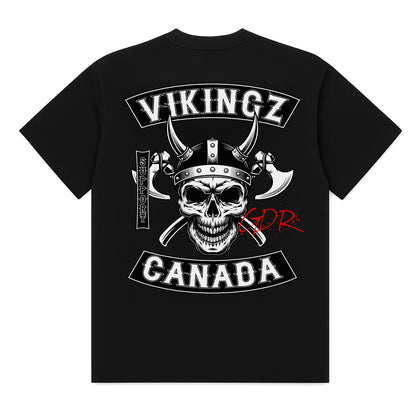 T-Shirt Vikingz Canada Noir dos — Les Vikingz