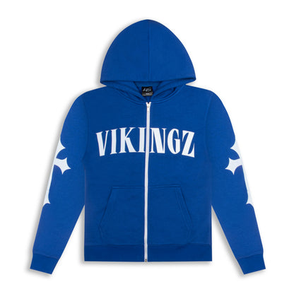 OMERTA Vikingz Zip-Up Bleu