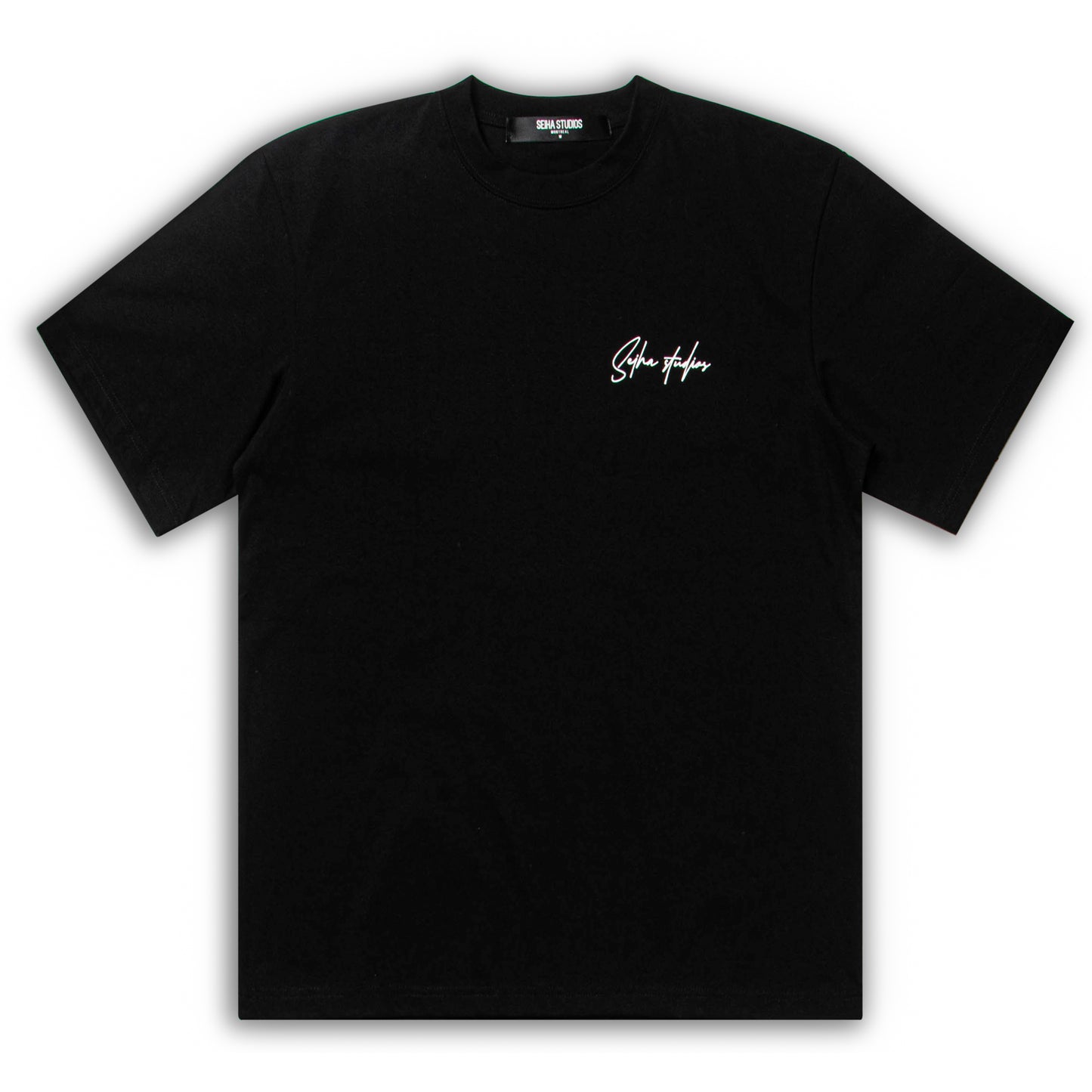 SEIHA STUDIOS – T-Shirt Oversize "Praying for the Plug" (Black)