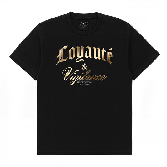 T-Shirt Loyauté & Vigilance — Gold