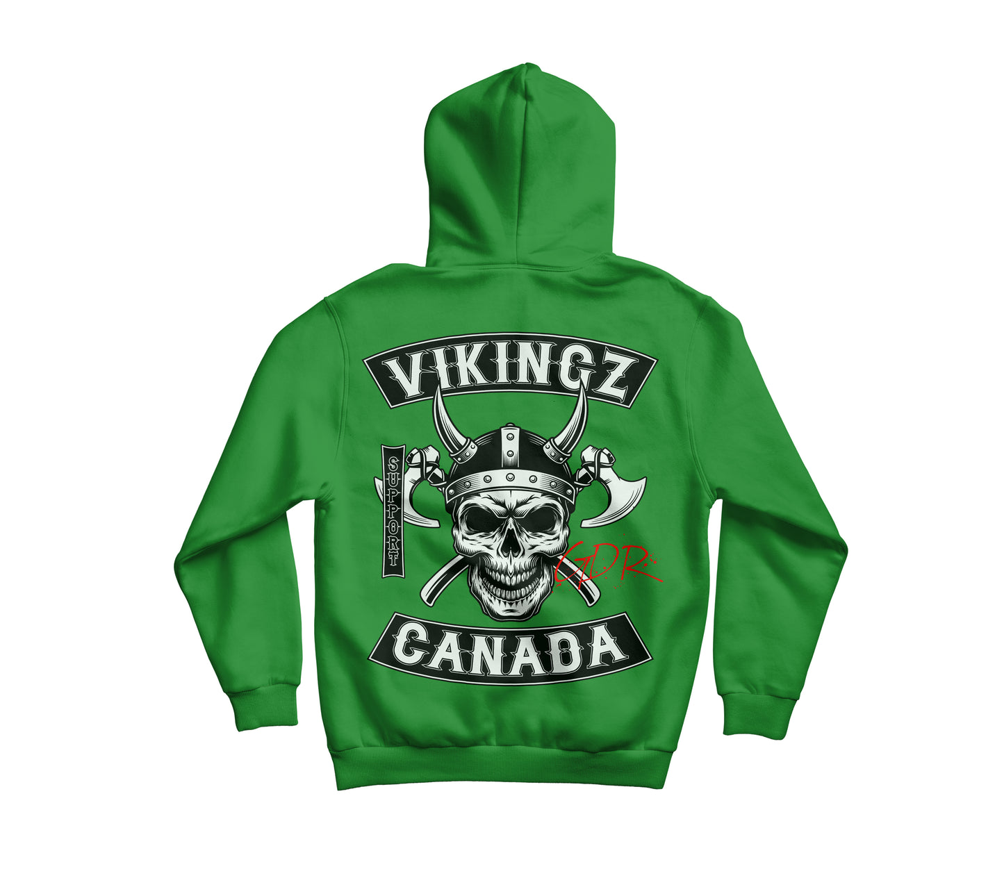 HOODIE VIKINGZ CANADA VERT IRISH