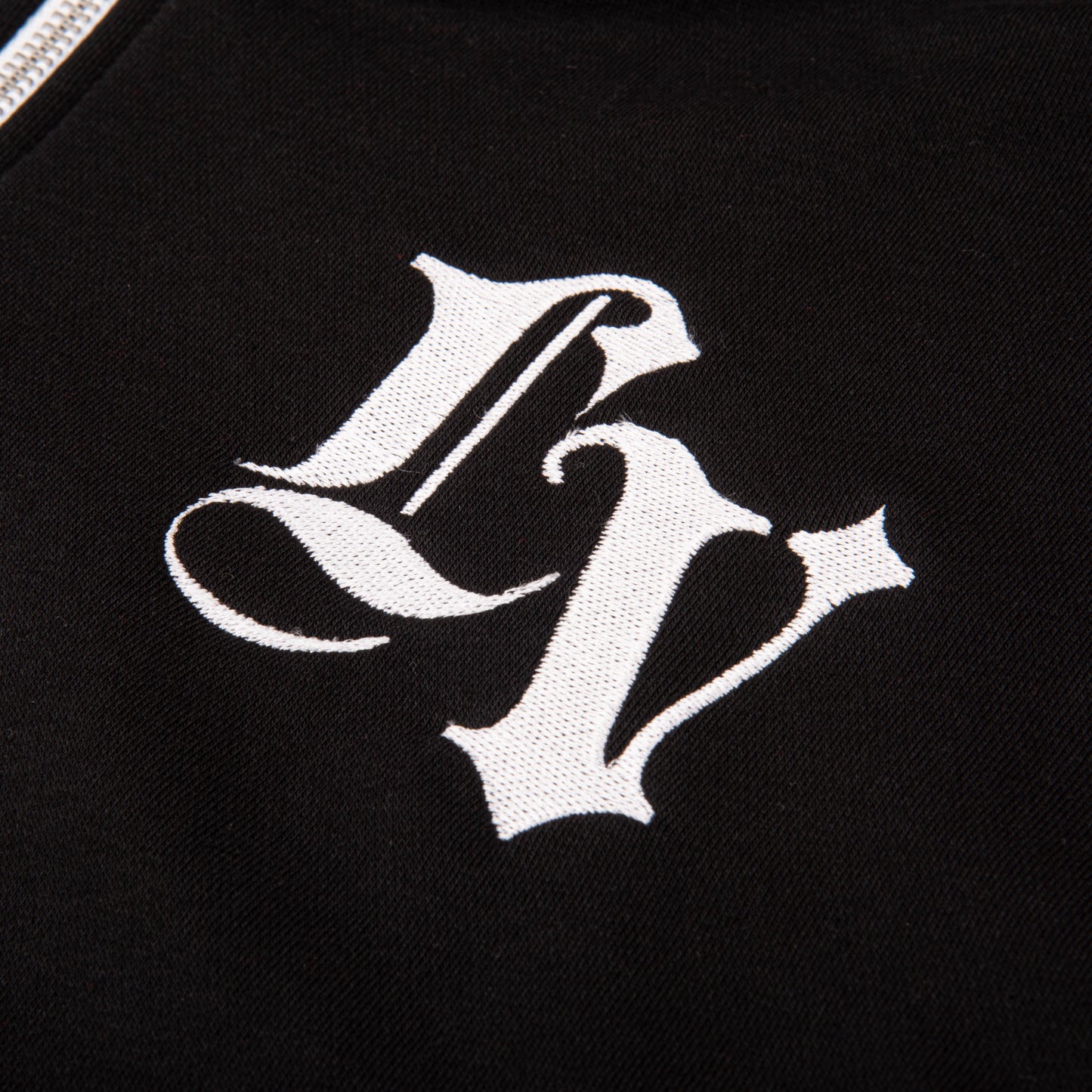 SWEAT À CAPUCHE ZIPPÉ LV NOIR