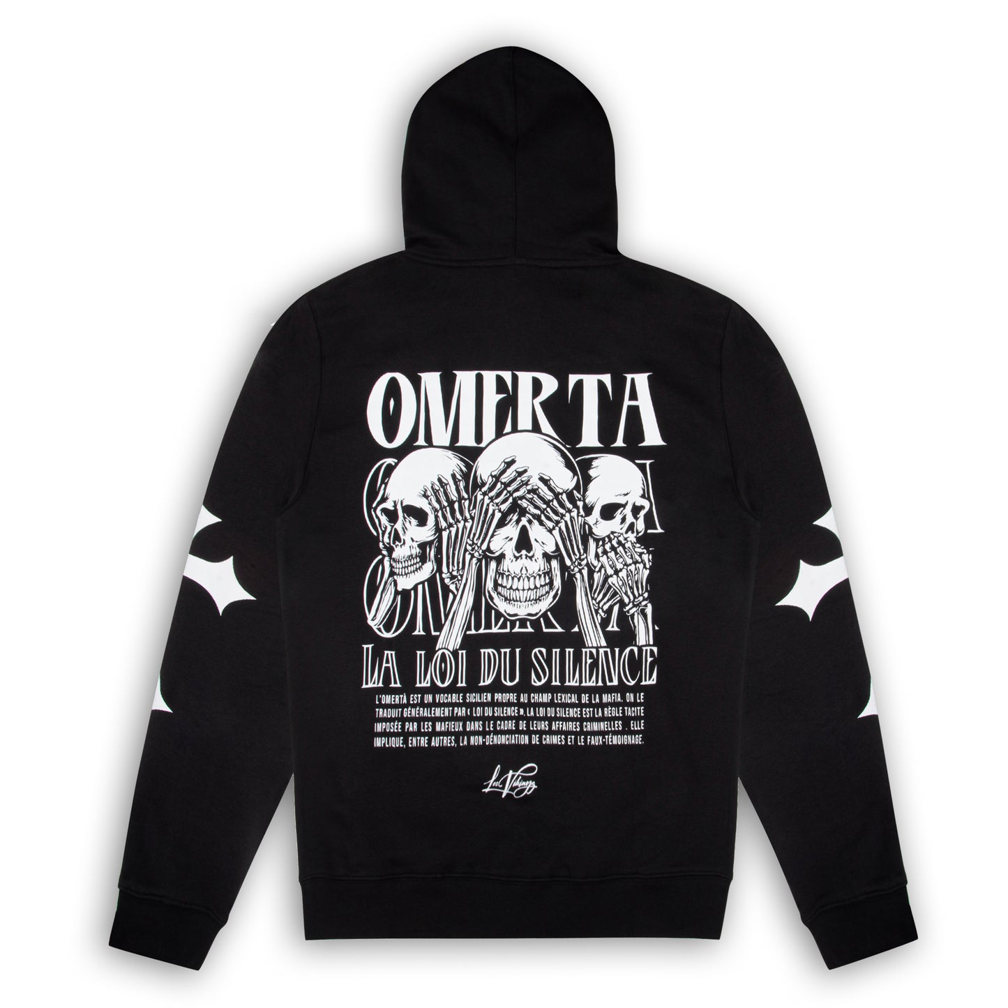 OMERTA VIKINGZ ZIP-UP HOODIE