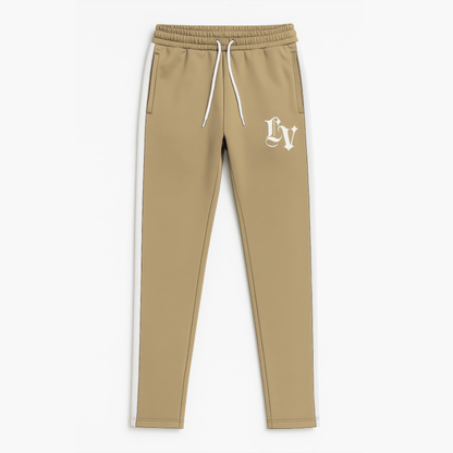 Vikingz Track Pants Beige front