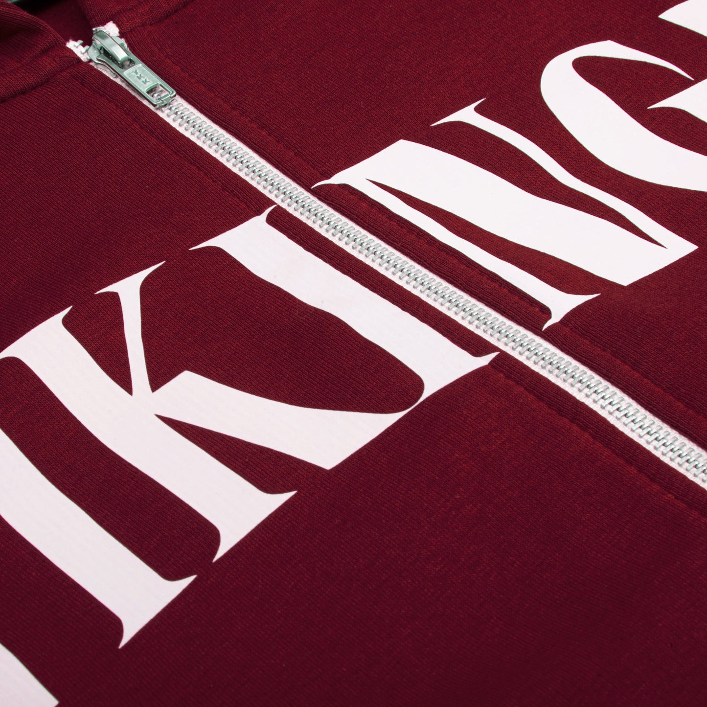 OMERTA VIKINGZ ZIP-UP HOODIE - BOURGOGNE