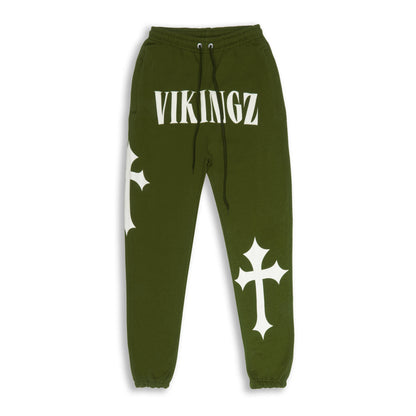 OMERTA Vikingz Jogging Vert Forêt