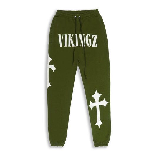 OMERTA VIKINGZ JOGGING - VERT FORÊT