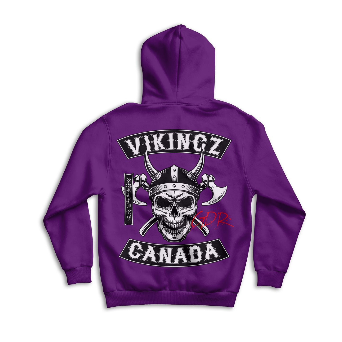Hoodie Mauve « Vikingz Canada »