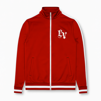Vikingz Track Jacket Rouge front