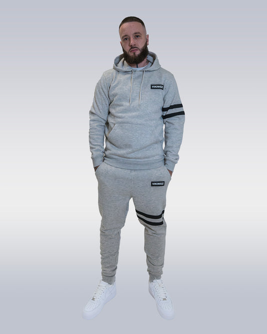 Hoodie - LV patch gris