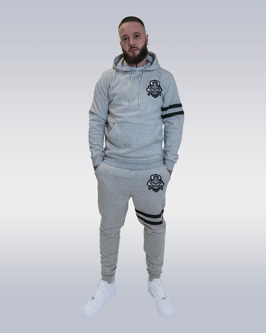 Hoodie - Tête vikingz gris