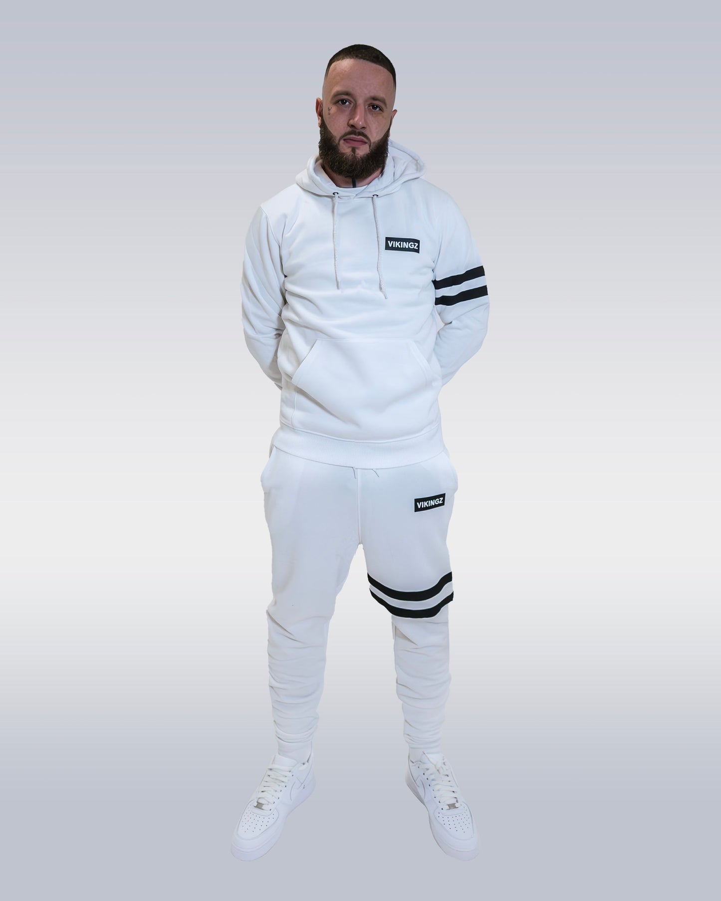 Hoodie - LV patch blanc