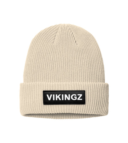 Tuque Vikingz Beige — Les Vikingz Streetwear Montréal