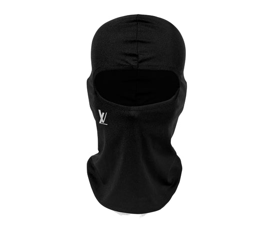 SKI MASK NOIR LV BLANC