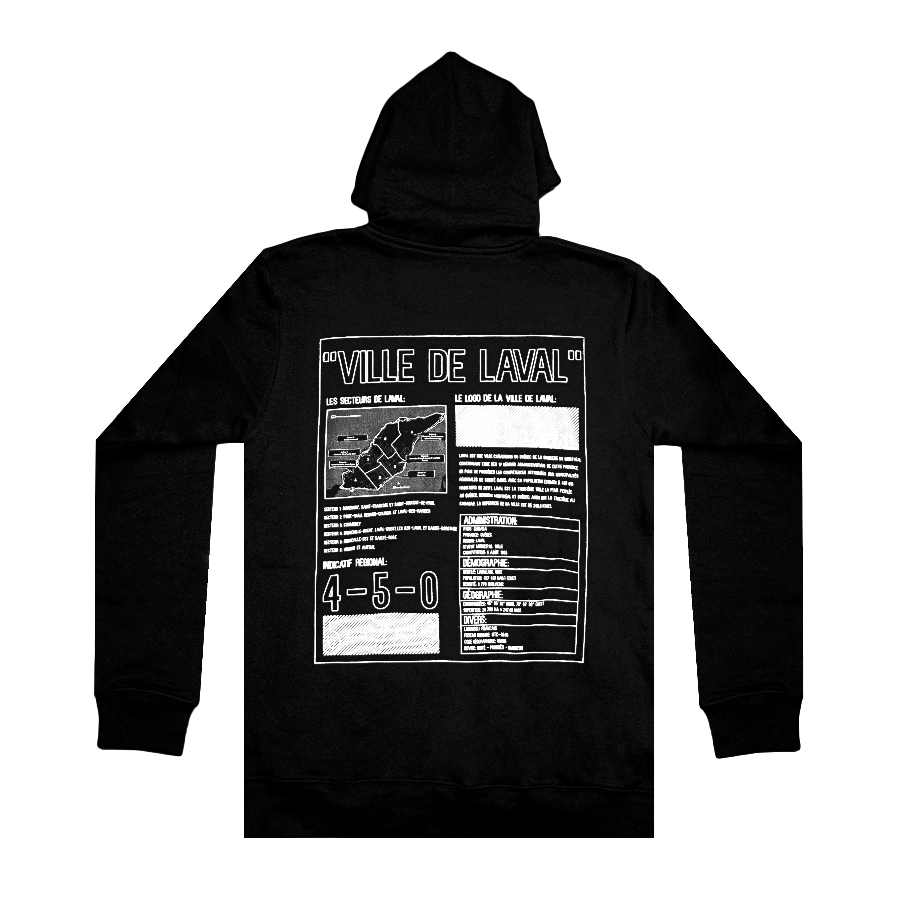 HOODIE NOIR 450 lesvikingz